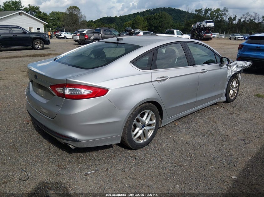 Vin: 1fa6p0h73f5104345, lot: 46588091, ford fusion se 20154