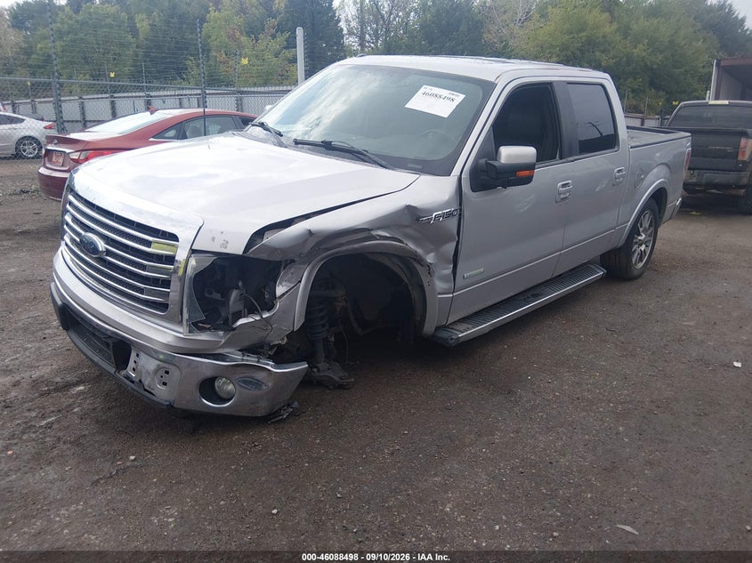 Vin: 1ftfw1ct2ekg46138, lot: 46588105, ford f-150 lariat 20142