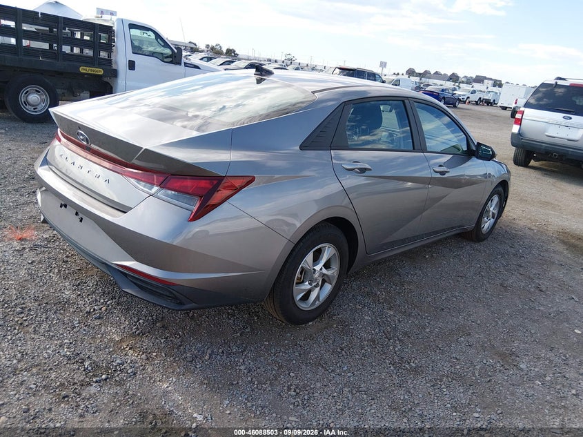 Vin: kmhll4ag8pu541139, lot: 46588110, hyundai elantra se 20234