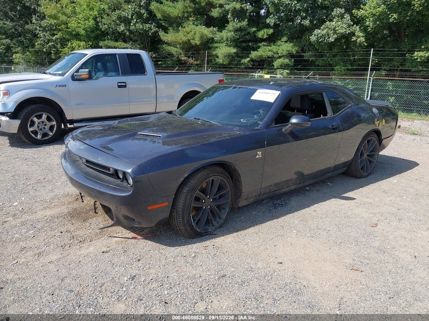 Vin: 2c3cdzfj2gh288085, lot: 46588136, dodge challenger r/t scat pack 20162