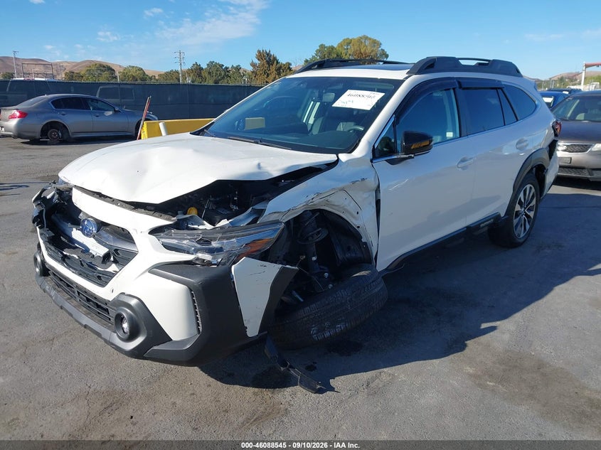 Vin: 4s4btanc9r3217773, lot: 46588151, subaru outback limited 20242