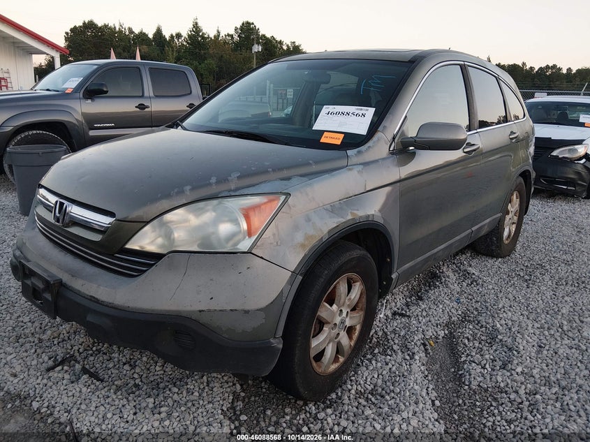 2007 Honda Cr-V Ex-L, Обычный износ, IAAI, VIN 5J6RE48747L012981 — фото 2