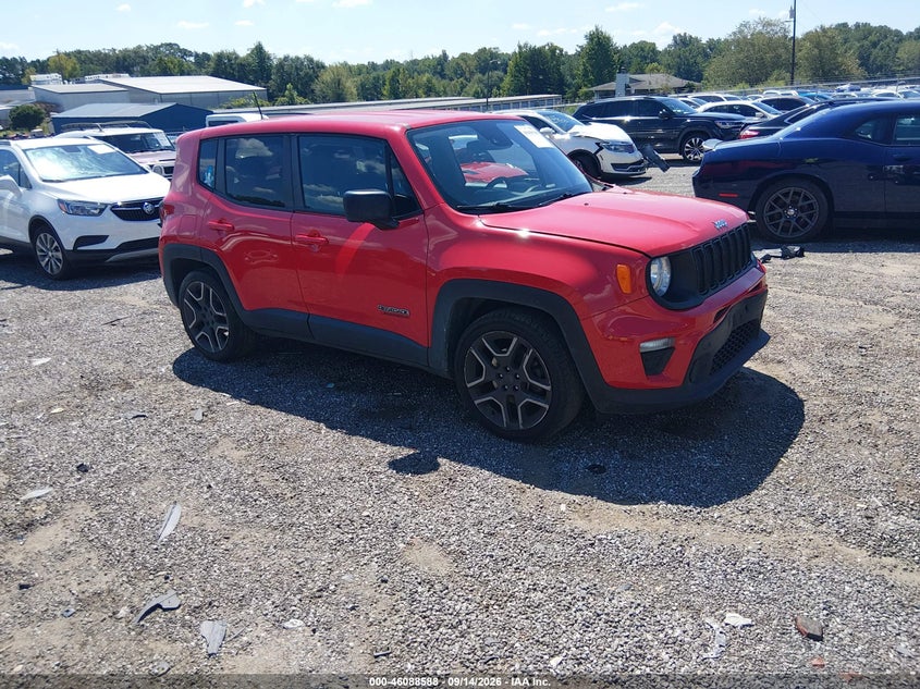 Vin: zacnjcab8mpm32451, lot: 46588195, jeep renegade jeepster fwd 2021 img_1