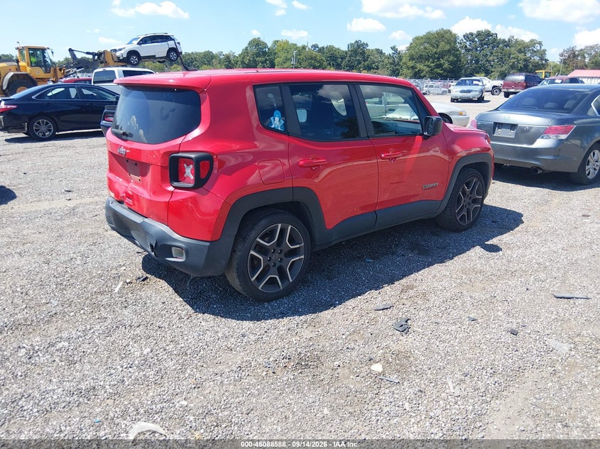 Vin: zacnjcab8mpm32451, lot: 46588195, jeep renegade jeepster fwd 20214