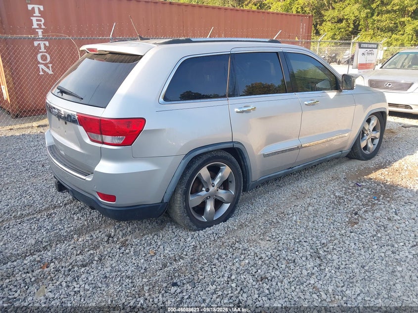 Vin: 1c4rjfct4cc203425, lot: 46588230, jeep grand cherokee overland 20124