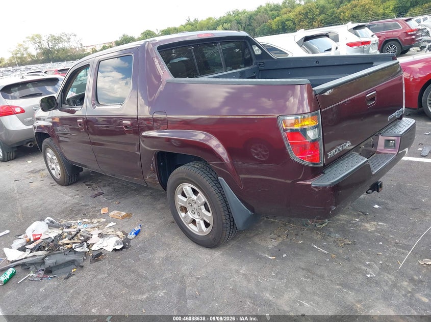 2008 HONDA RIDGELINE auction photo 3