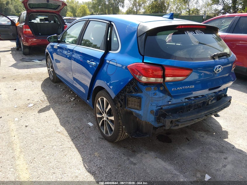 Vin: kmhh35lexju045936, lot: 46588251, hyundai elantra gt 20183