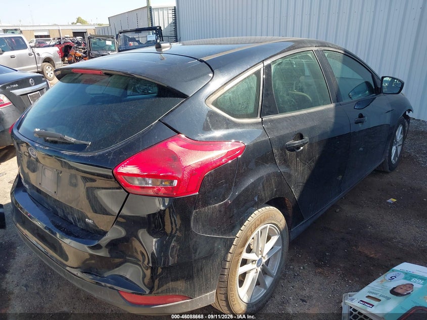 Vin: 1fadp3k20jl224937, lot: 46588276, ford focus se 20184