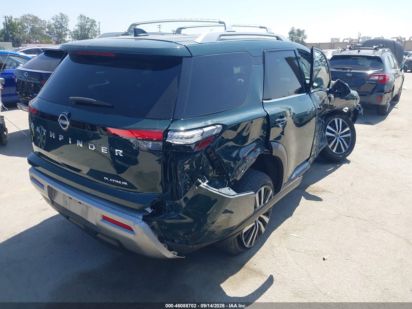 Vin: 5n1dr3dg0rc201243, lot: 46588309, nissan pathfinder platinum fwd 20244