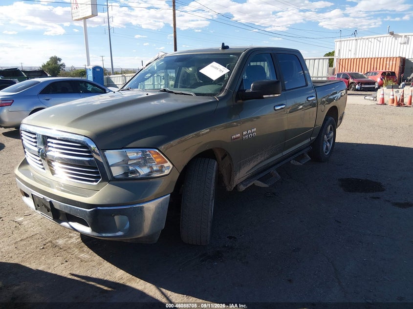 Vin: 3c6rr7lt9fg597799, lot: 46588312, ram 1500 big horn 20152