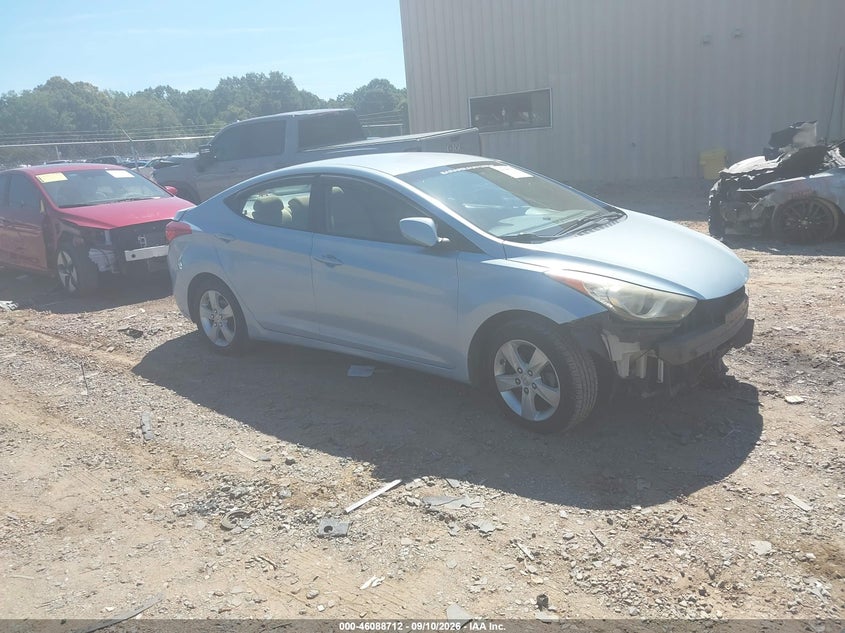 2013 Hyundai Elantra Gls, Угон, IAAI, VIN KMHDH4AE9DU842972