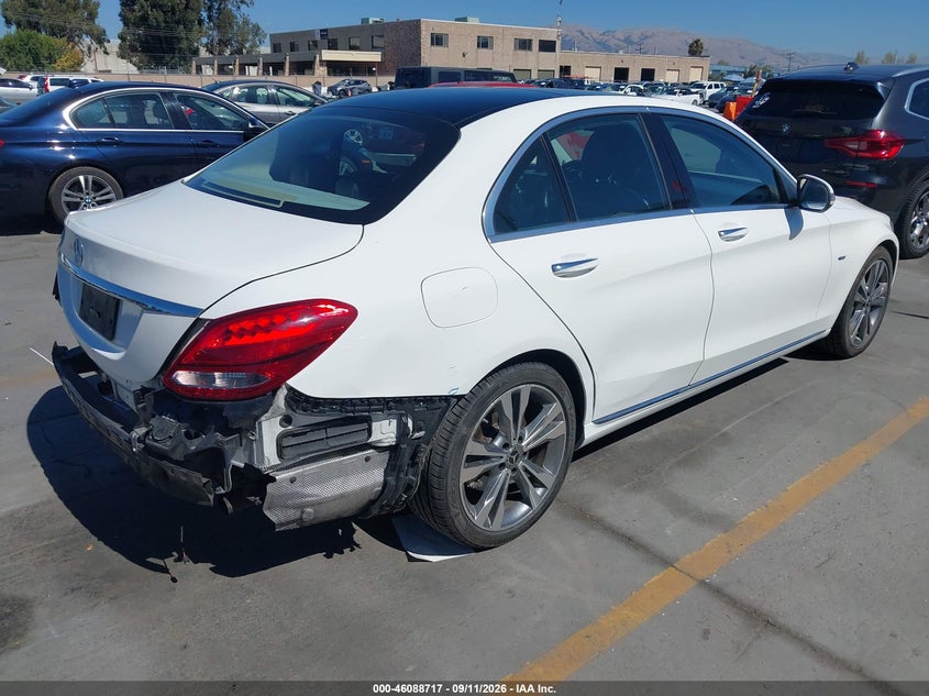Vin: 55swf4hbxhu217198, lot: 46588324, mercedes-benz c 350e 20174