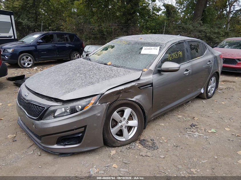 Vin: 5xxgm4a71fg387249, lot: 46588401, kia optima lx 20152