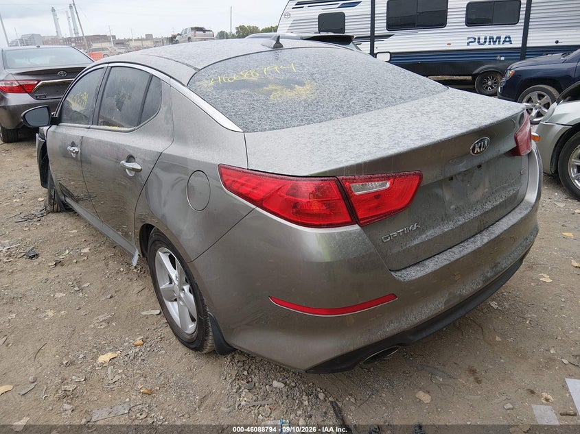 Vin: 5xxgm4a71fg387249, lot: 46588401, kia optima lx 20153