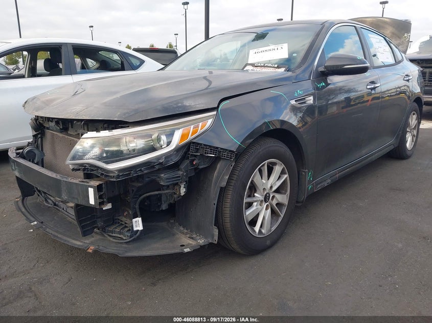 Vin: 5xxgt4l38gg015051, lot: 46588420, kia optima lx 20162