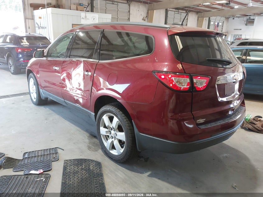 Vin: 1gnkrgkd2gj122278, lot: 46588500, chevrolet traverse 1lt 20163