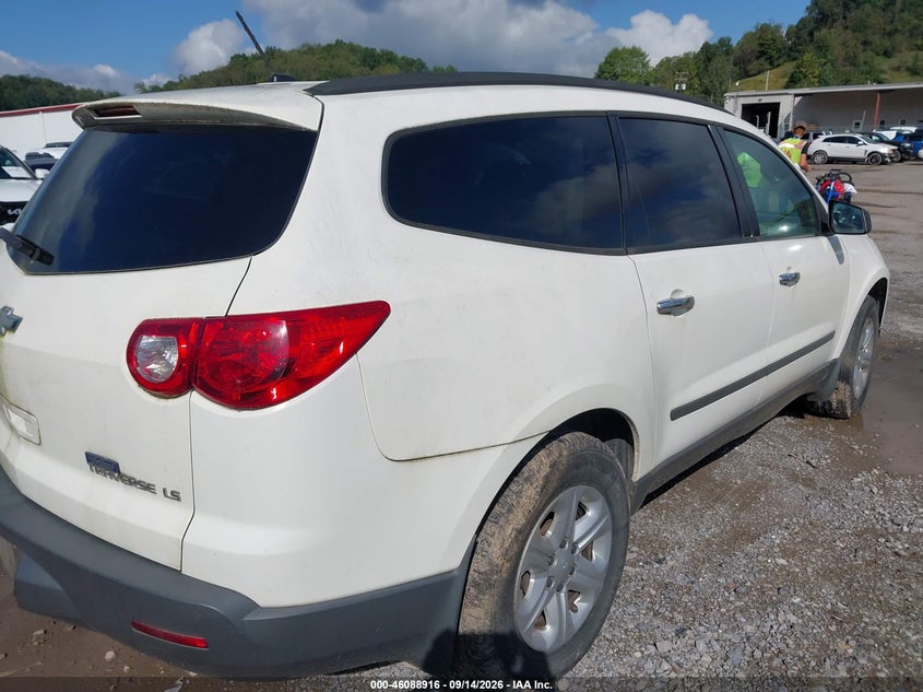 Vin: 1gnkvfed1cj125149, lot: 46588523, chevrolet traverse ls 20124