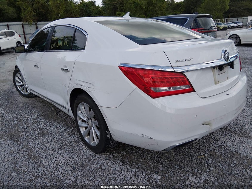 Vin: 1g4gb5g31ef106124, lot: 46588534, buick lacrosse leather group 20143