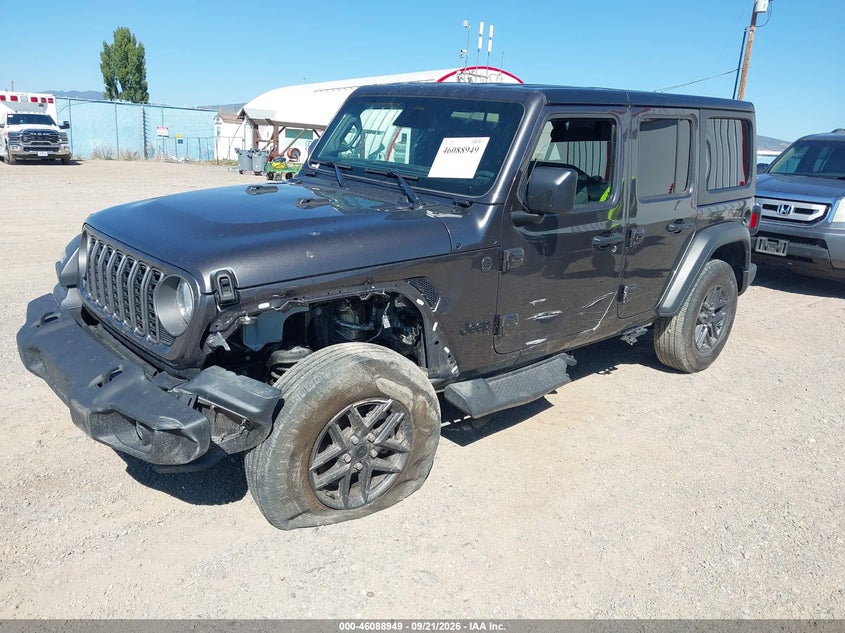 Vin: 1c4pjxdn7sw638403, lot: 46588556, jeep wrangler 4-door summit 4x4 20252