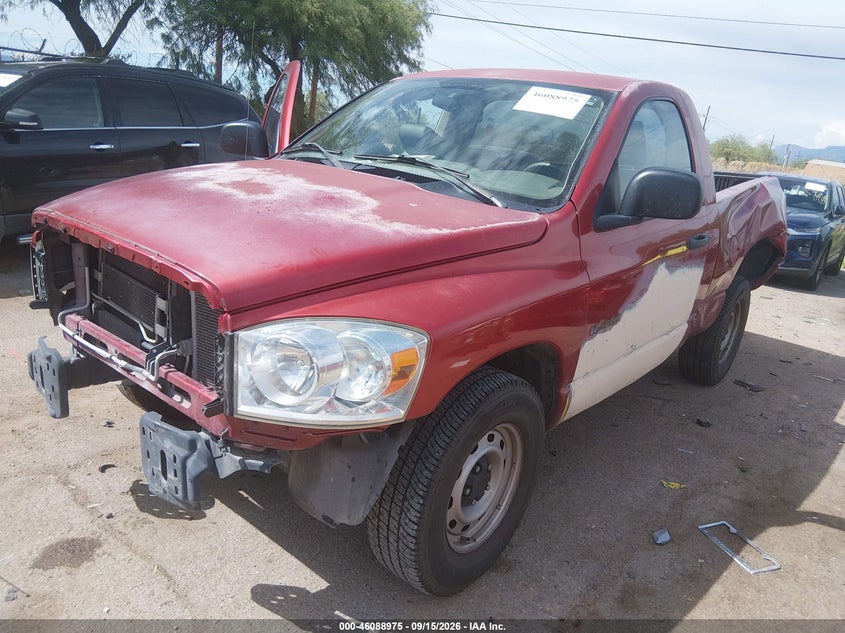 2008 Dodge RAM, Left Rear, IAAI, VIN 1D7HA16K68J132092 — photo 2