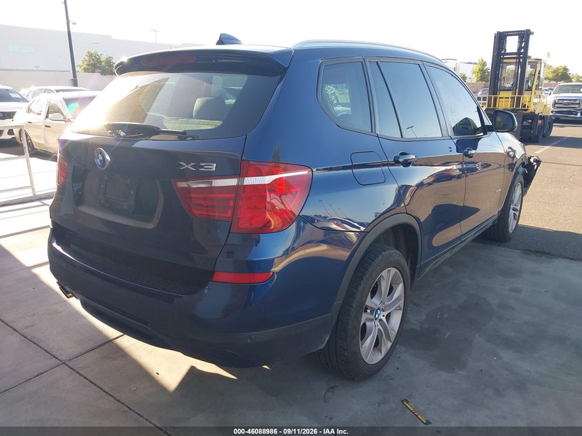 Vin: 5uxwx7c36h0u43784, lot: 46588593, bmw x3 xdrive35i 20174
