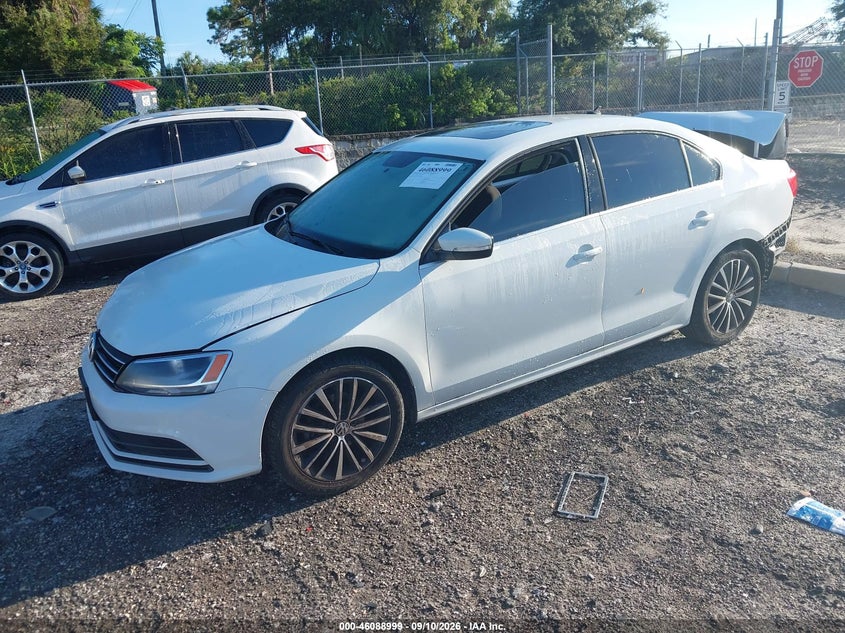 2015 Volkswagen Jetta, Удар ззаду, IAAI, VIN 3VW2K7AJXFM240663 — фото 2