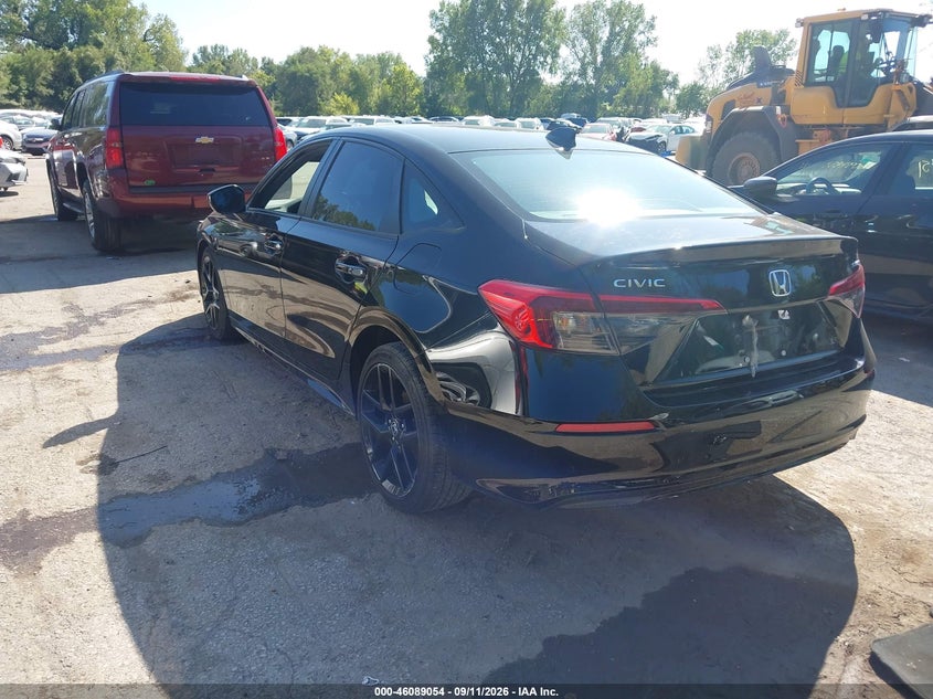 Vin: 2hgfe2f55rh593620, lot: 46588661, honda civic sport 20243