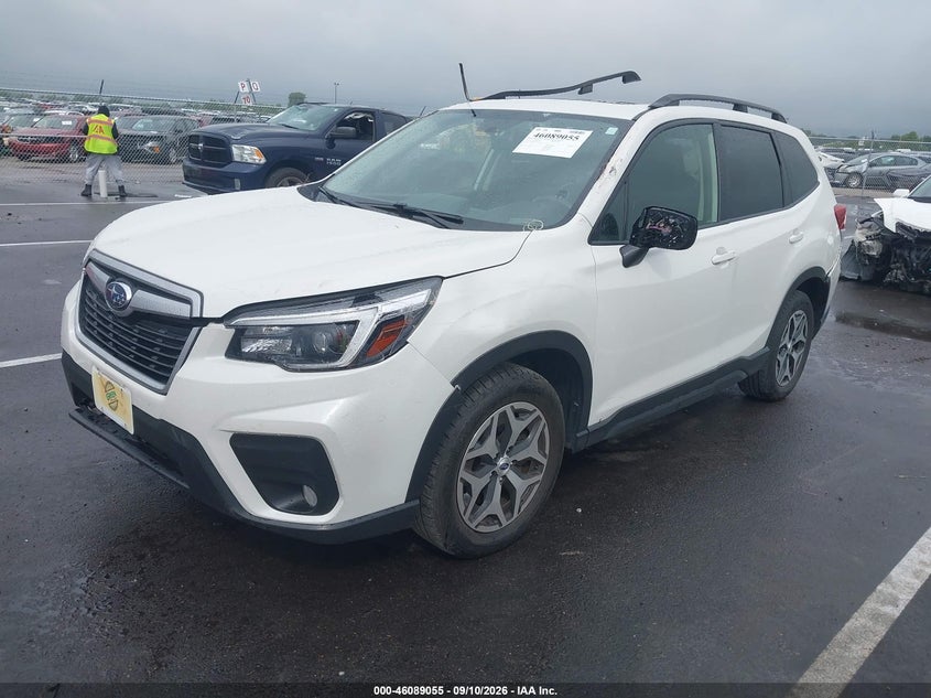 Vin: jf2skajc6mh454781, lot: 46588662, subaru forester premium 20212
