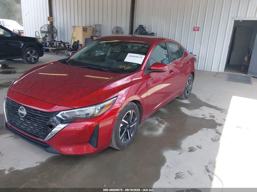 Vin: 3n1ab8cv2sy209210, lot: 46588685, nissan sentra sv 20252