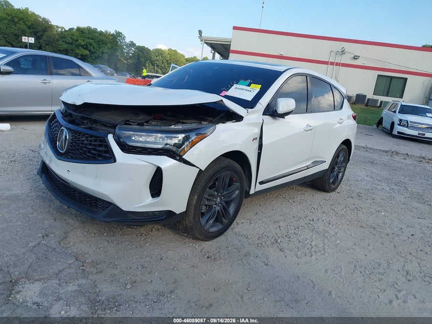 Vin: 5j8tc1h65pl004560, lot: 46588694, acura rdx a-spec package 20232