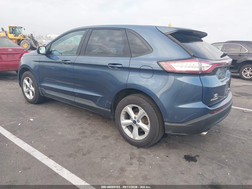 Vin: 2fmpk3g90jbc37405, lot: 46588710, ford edge se 20183