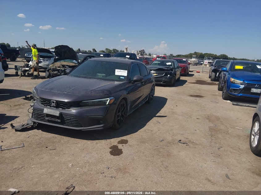 Vin: 19xfl1h81ne018958, lot: 46588802, honda civic sport touring 20222