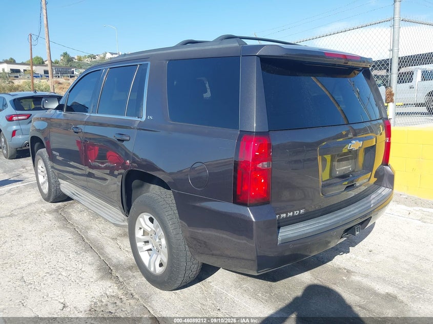 Vin: 1gnscakc3fr143260, lot: 46588820, chevrolet tahoe ls 20153