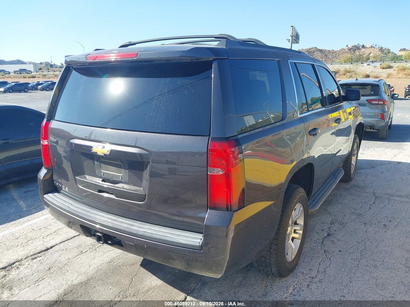 Vin: 1gnscakc3fr143260, lot: 46588820, chevrolet tahoe ls 20154
