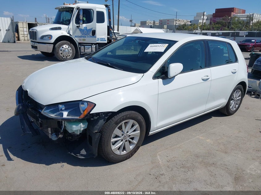 2015 Volkswagen Golf, Front End, IAAI, VIN 3VW217AU2FM049235 — photo 2