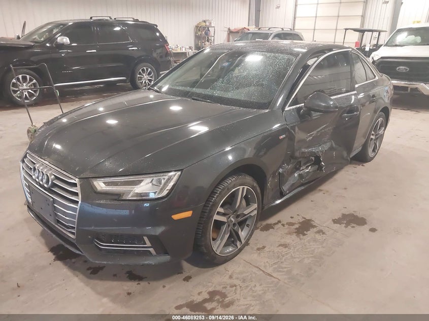Vin: wauenaf43ja042453, lot: 46588860, audi a4 2.0t premium/2.0t tech premium 20182