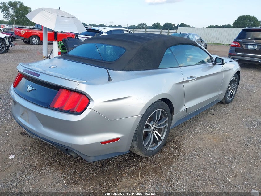 Vin: 1fatp8uh3g5217441, lot: 46588880, ford mustang ecoboost premium 20164
