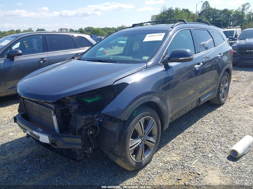 2013 Hyundai Santa Fe, Front End, IAAI, VIN KM8SR4HF7DU008587 — photo 2