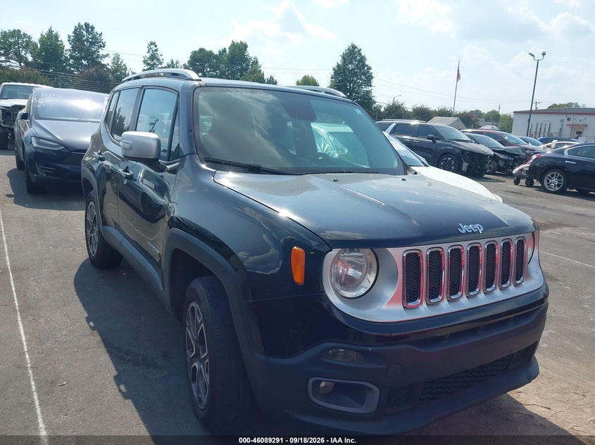 Vin: zaccjbdt1fpb50390, lot: 46588898, jeep renegade limited 2015 img_1