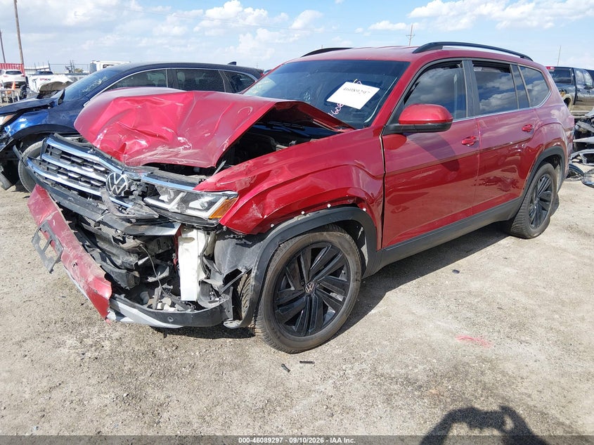Vin: 1v2wr2ca8nc554763, lot: 46588904, volkswagen atlas 3.6l v6 se w/technology 20222