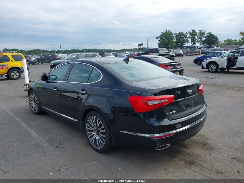 Vin: knaln4d78f5188353, lot: 46588923, kia cadenza premium 20153