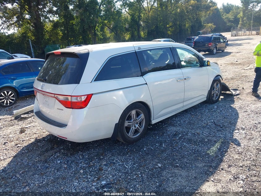 Vin: 5fnrl5h93db005392, lot: 46588928, honda odyssey touring/touring elite 20134