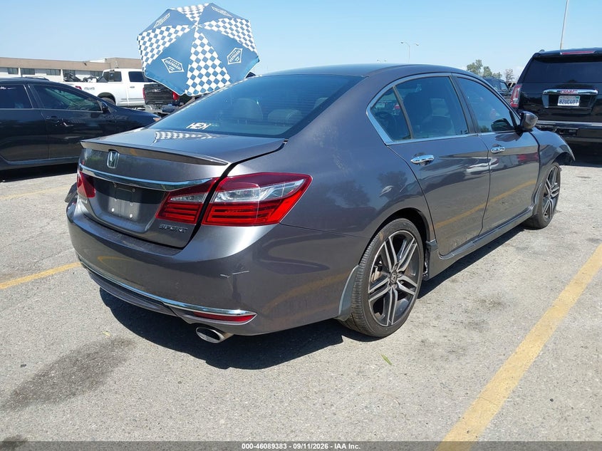 Vin: 1hgcr2f52ha143234, lot: 46588990, honda accord sport 20174