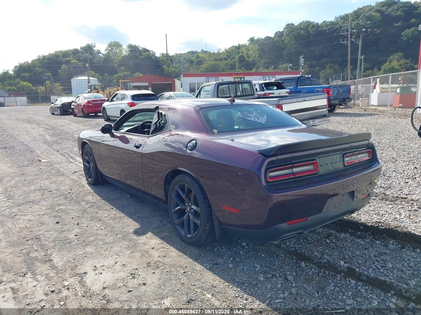 Vin: 2c3cdzbt5mh637565, lot: 46589034, dodge challenger r/t 20213
