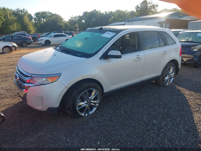 Vin: 2fmdk4kc0cba40605, lot: 46589040, ford edge limited 20122
