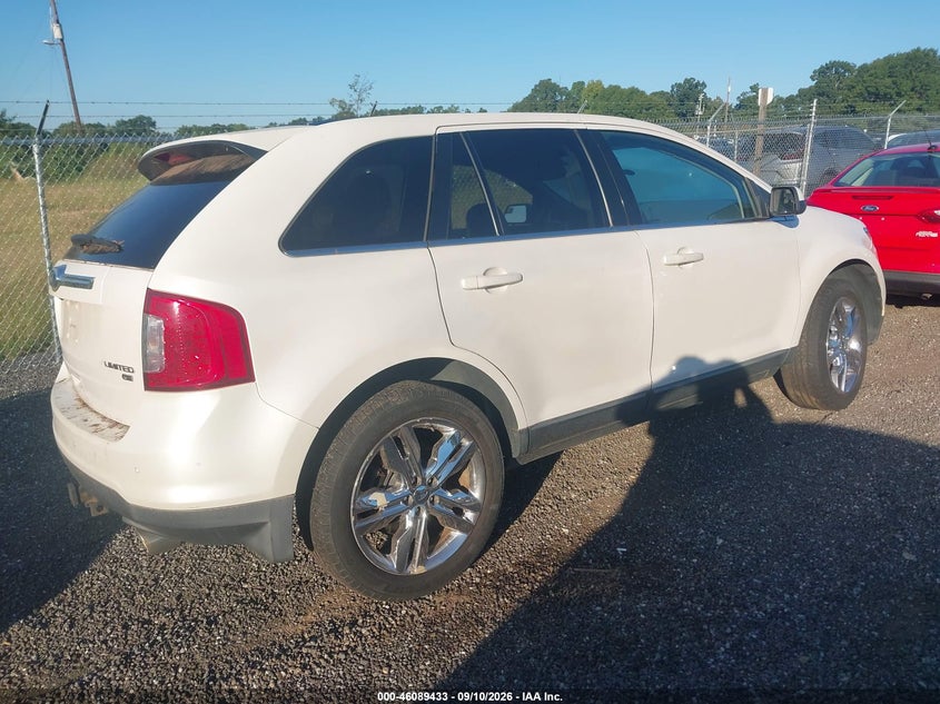Vin: 2fmdk4kc0cba40605, lot: 46589040, ford edge limited 20124