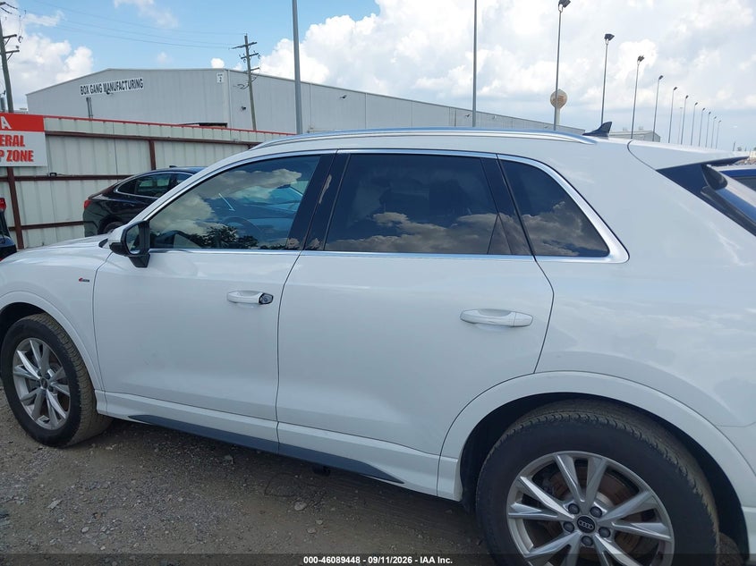 AUDI Q3 2023 VIN WA1DECF36P1075905