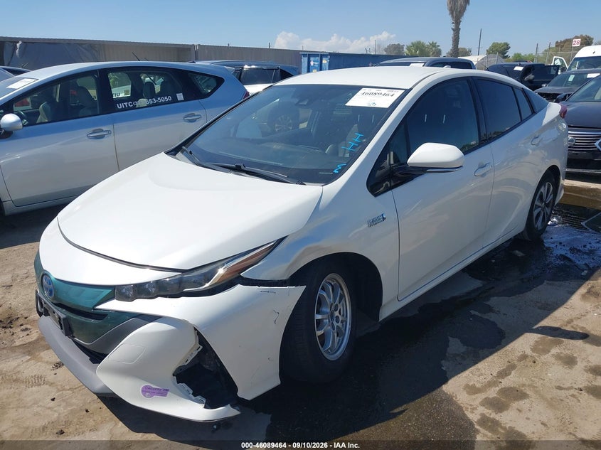 Vin: jtdkarfp4k3116186, lot: 46589071, toyota prius prime premium 20192
