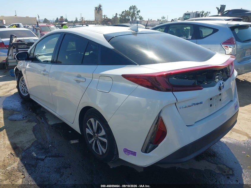 Vin: jtdkarfp4k3116186, lot: 46589071, toyota prius prime premium 20193