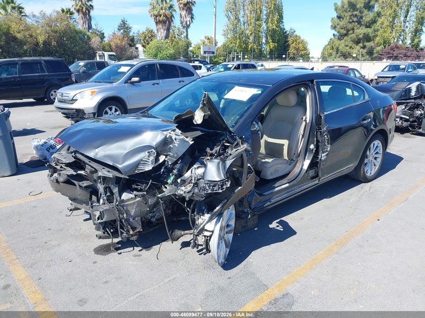 Vin: 1g4gb5g31ef101344, lot: 46589084, buick lacrosse leather group 20142